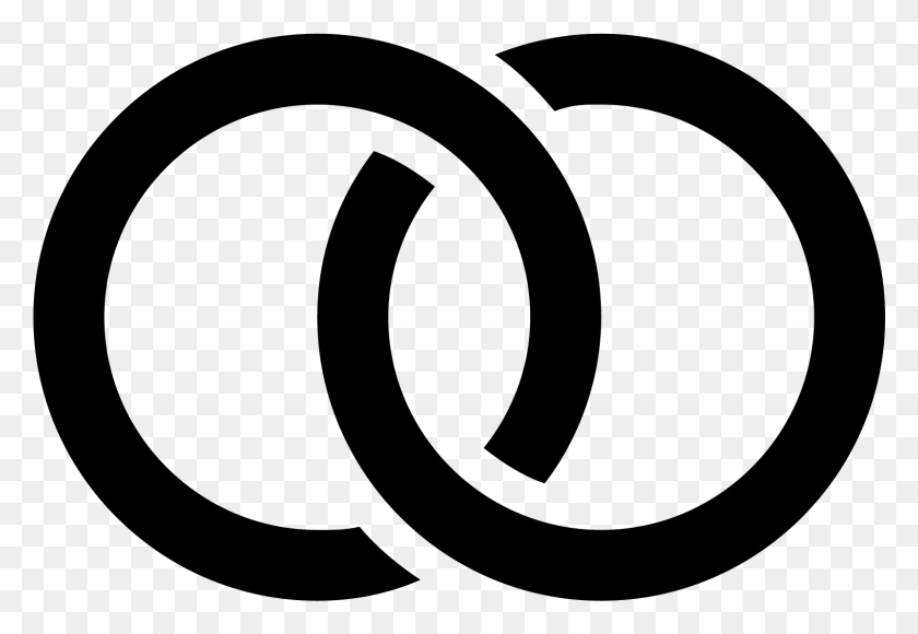 1601x1069 The Icon Of Wedding Rings Consists Of Two Circles Linked Financialforce Logo, Gray, World Of Warcraft HD PNG Download