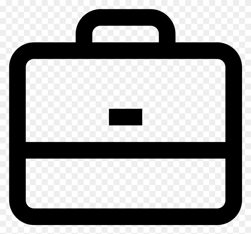 1401x1301 The Icon Shows A Briefcase That Is Closed With A Handle Suitcase Symbol White, Gray, World Of Warcraft HD PNG Download