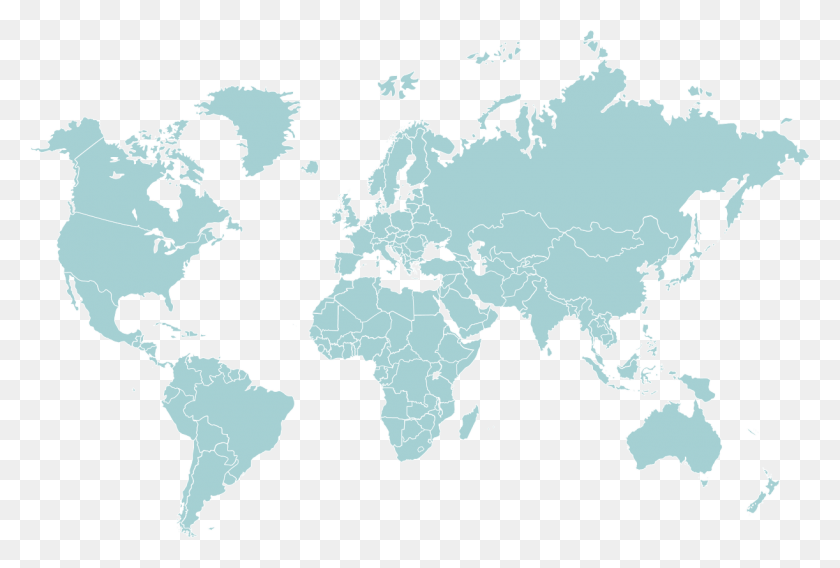 1222x796 Descargar Png / Mapa Del Mundo Png