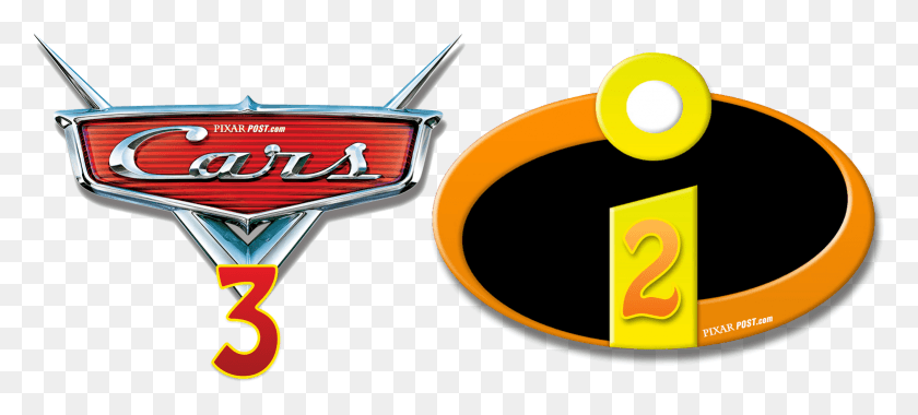 1559x641 The Incredibles 2 And Cars 3 In Development Cars 3 The Incredibles, Symbol, Logo, Trademark HD PNG Download