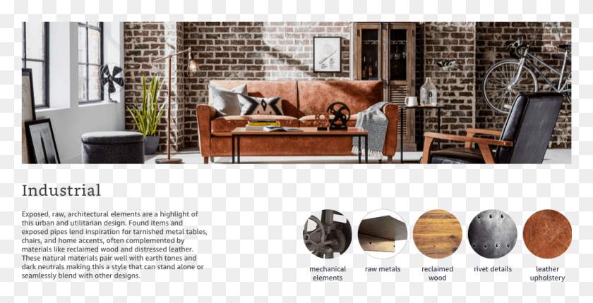 1001x475 The Industrial Store Living Room, Chair, Furniture, Bicycle HD PNG Download