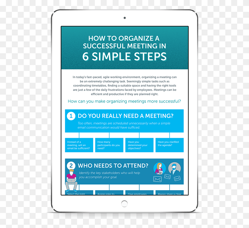 530x711 The Infographic Find Out More Successful Meeting Steps, Flyer, Poster, Paper HD PNG Download