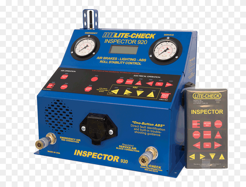 718x579 The Inspector 920 Trailer Tester Is A Complete All Lite Check Inspector 920 Price, Machine, Arcade Game Machine, Generator HD PNG Download