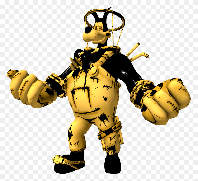 3126x2841 The Introduction Of Alice39s Brute Boris Bendy And The Ink Machine Chapter 4 Brute Boris, Robot, Toy, Astronaut HD PNG Download
