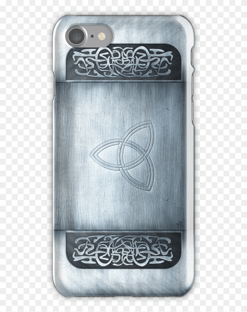 527x1001 The Iphone Of Thor Iphone 7 Snap Case Asgard Logo With Thor Hammer, Mobile Phone, Phone, Electronics HD PNG Download