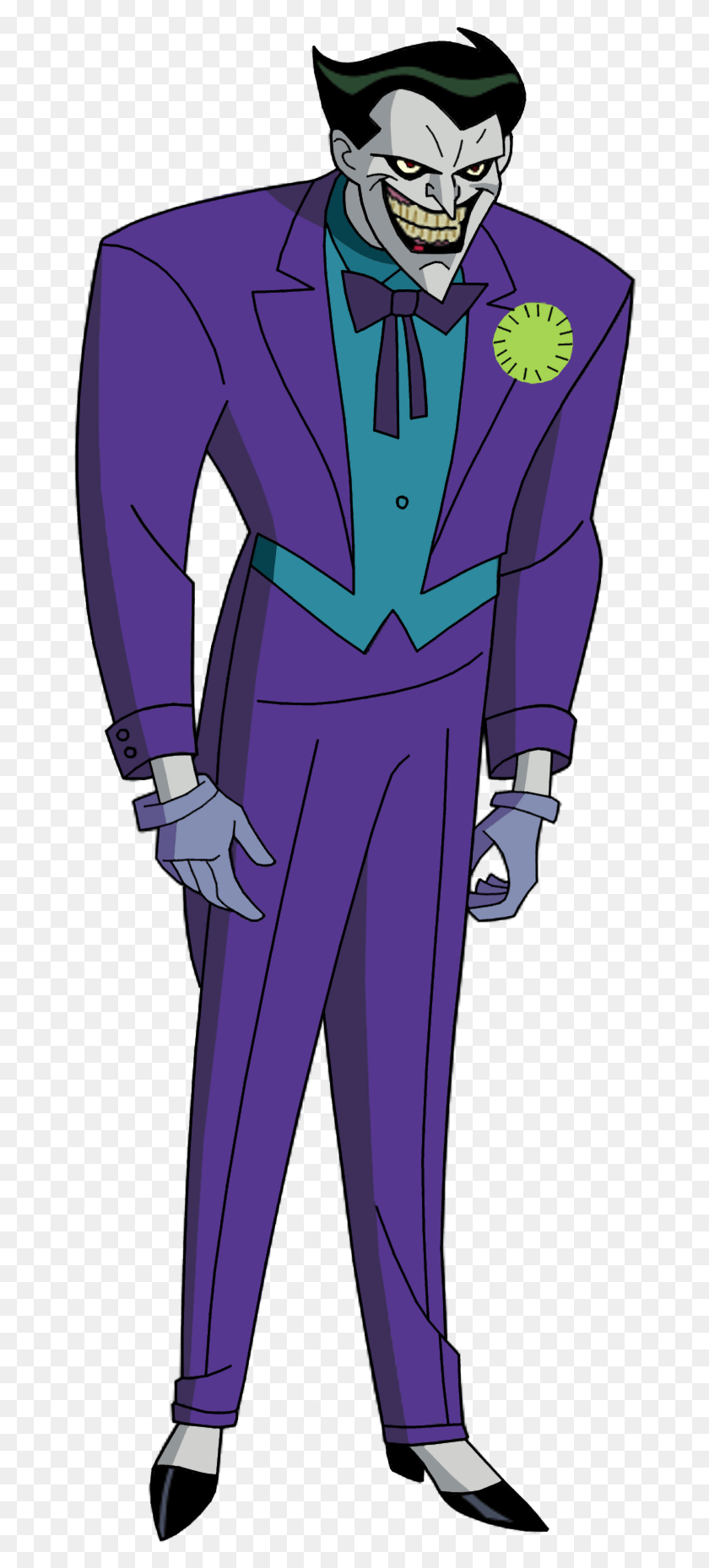 670x1799 The Joker Batman The Animated Series Joker Comparison, Sleeve, Clothing, Apparel HD PNG Download