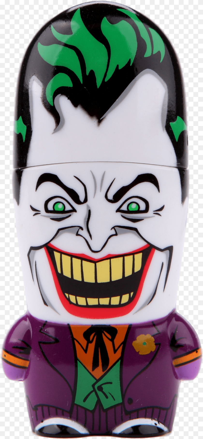 960x2071 The Joker Mimobot Batman Series Dc Comics Usb Flash, Person, Face, Head, Cosmetics Clipart PNG