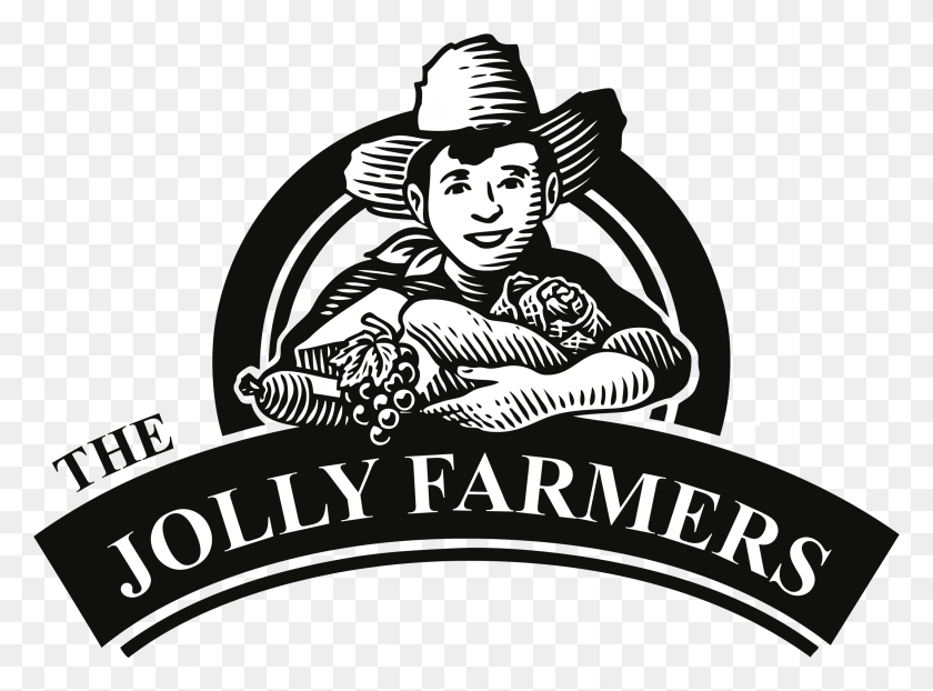 2143x1546 Логотип Продуктового Магазина Jolly Farmers Hurst Farm Boy, Человек, Человек, Текст Png Скачать