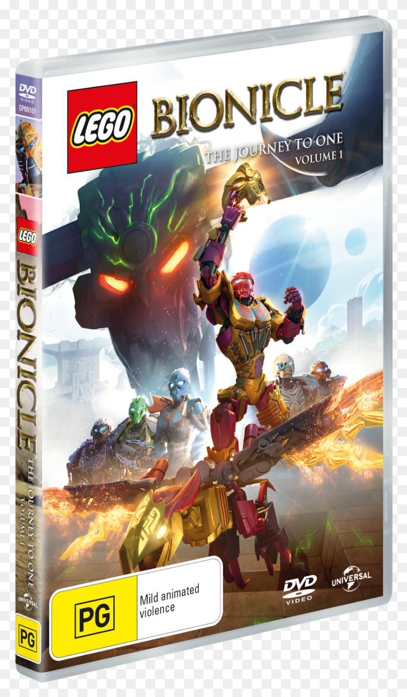 889x1570 Путешествие В Один Том Lego Bionicle Journey To One Dvd Box Set, Плакат, Реклама, Человек Hd Png Скачать