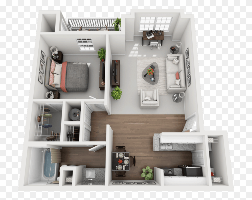 720x607 The Juniper Floor Plan Gentry Square Apartments Champaign Floor Plan, Floor Plan, Diagram, Plot HD PNG Download