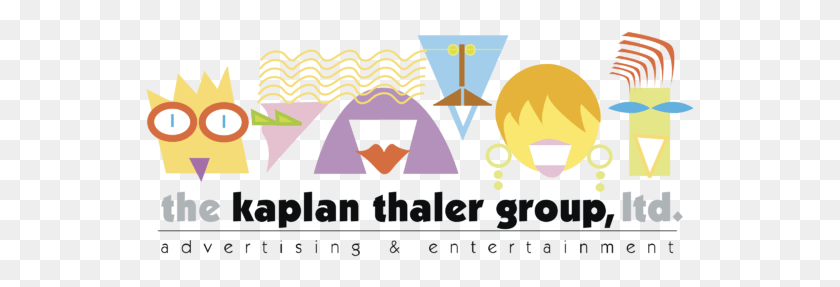 549x227 The Kaplan Thaler Group Logo Transparent Amp Svg Graphic Design, Graphics, Face HD PNG Download
