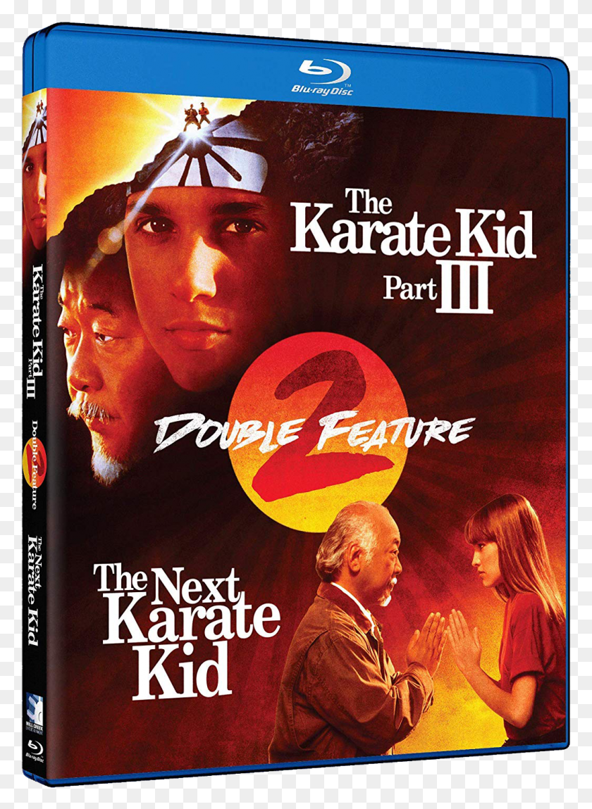 1049x1465 Descargar Png El Karate Kid Iii Amp The Next Karate Kid Doble Característica Karate Kid Parte Iii, Persona, Humano, Disco Hd Png