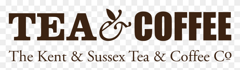 1792x431 Логотип Компании Kent Amp Sussex Tea And Coffee Company Логотип Кофе И Чая, Текст, Алфавит, Номер Hd Png Скачать