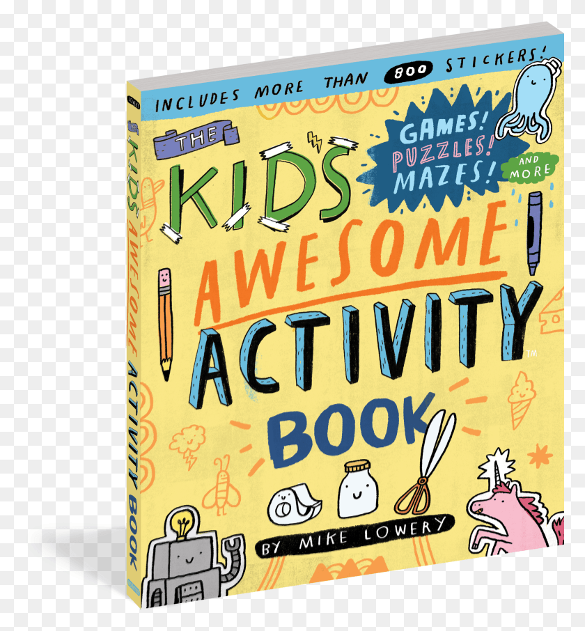 2113x2292 The Kids Awesome Activity Book Poster HD PNG Download