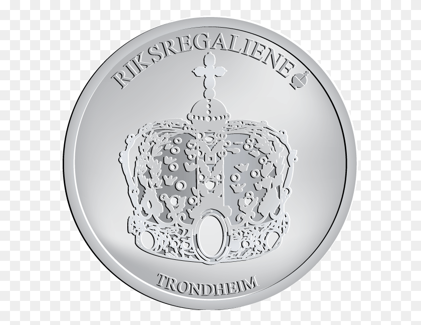 591x588 The King39s Crown And The Other Items That Make Up The Mardasson Bastogne, Coin, Money, Silver HD PNG Download