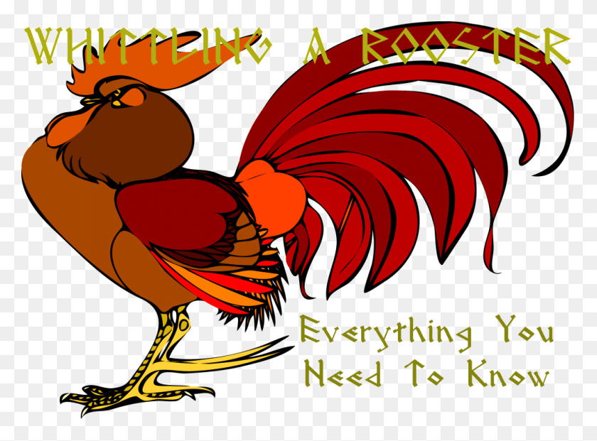 1023x736 The Knife Cock A Doodle Do Clipart, Poster, Advertisement, Bird HD PNG Download