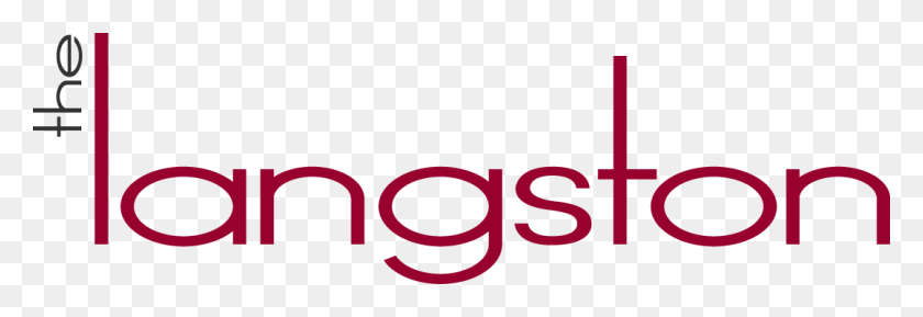 1079x317 The Langston Apartments Near Csu In Cleveland Ohio Langston Logo, Text, Alphabet, Symbol HD PNG Download