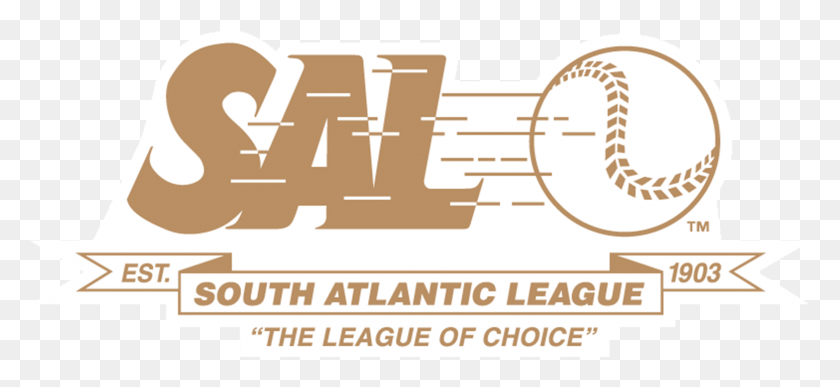 1553x652 The Large Letters Sal With A Baseball To The Right South Atlantic League, Label, Text, Poster HD PNG Download