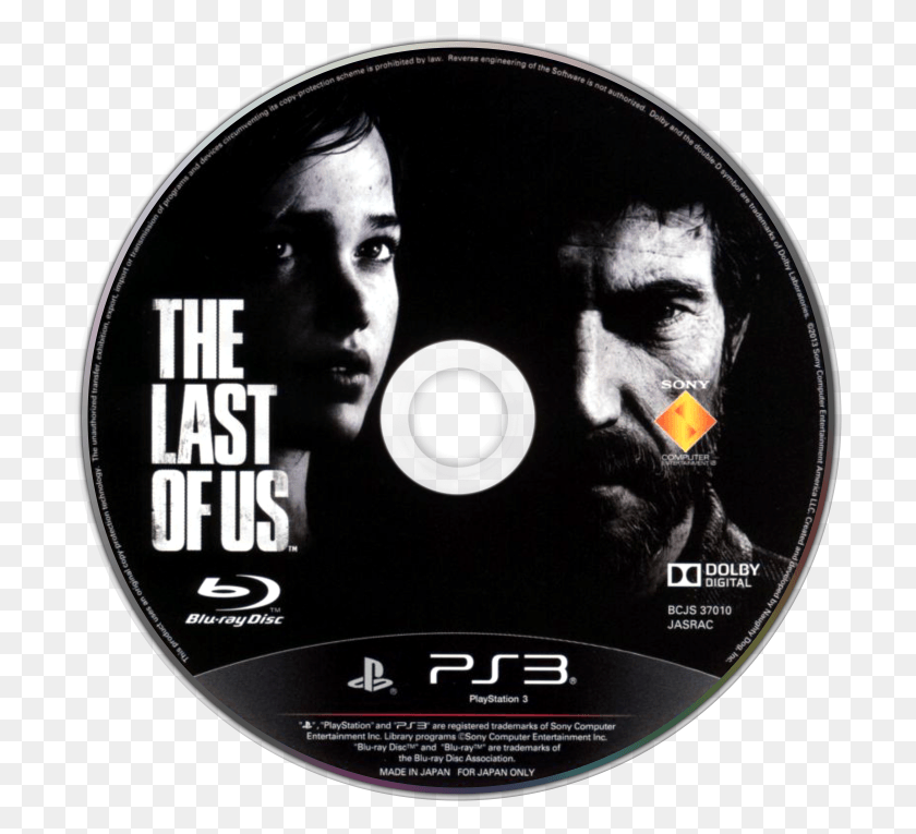705x705 The Last Of Us Last Of Us Ps3 Disc, Disk, Dvd, Person HD PNG Download