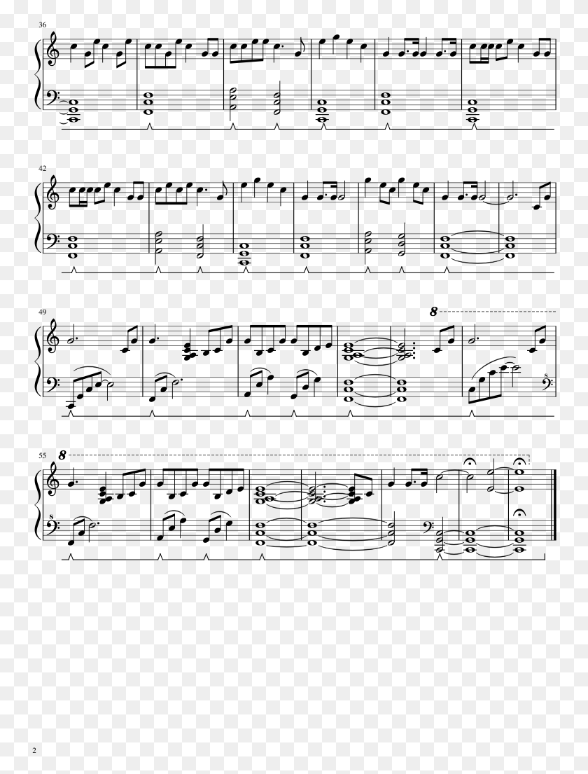 750x1045 The Last Post Sheet Music Composed By Variation By Every 27 Years Piano Sheet Music, Gray, World Of Warcraft HD PNG Download