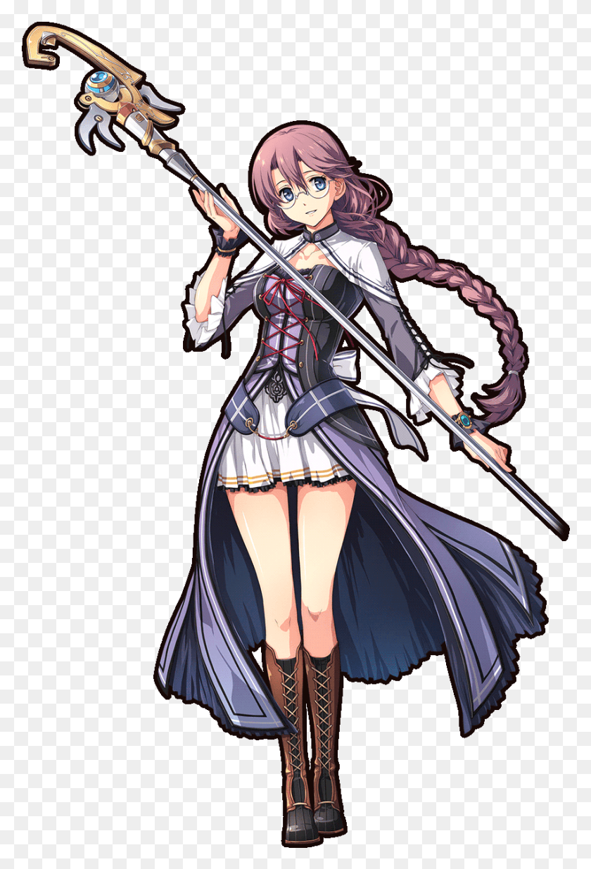 851x1283 The Legend Of Heroes Trails Of Cold Steel Emma Cosplay, Person, Human, Manga HD PNG Download