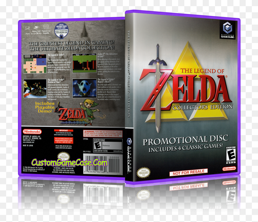 728x663 The Legend Of Zelda Collector39s Edition Custom Game Zelda Collector Edition Gamecube, Advertisement, Poster, Flyer HD PNG Download