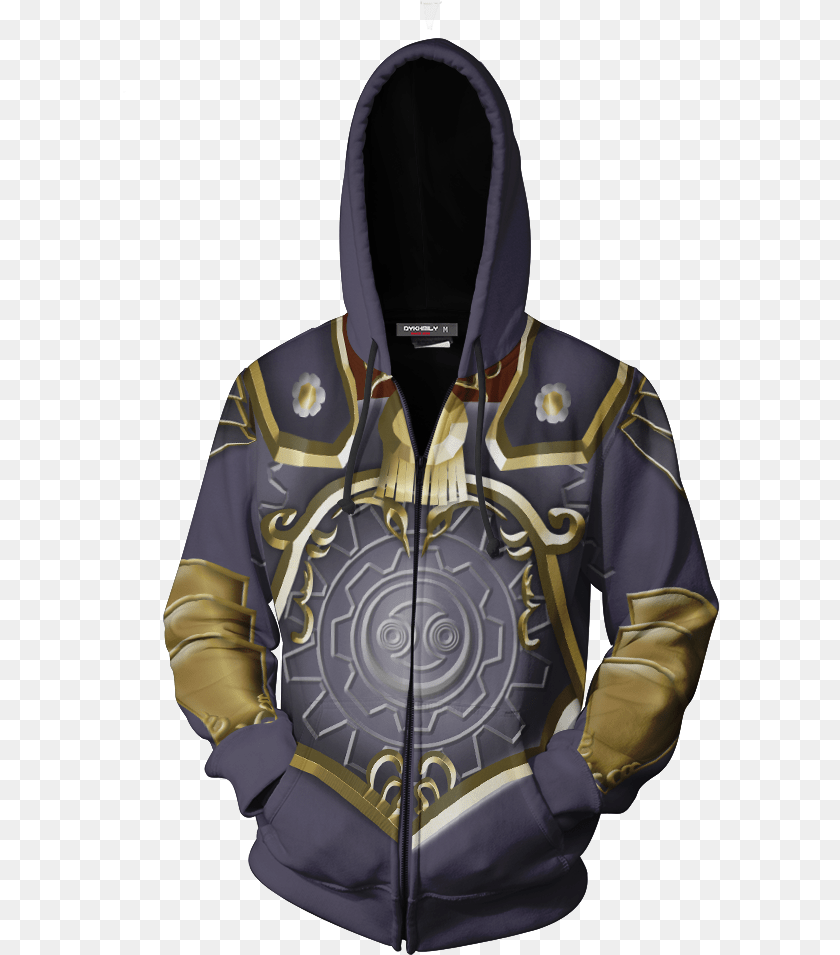 597x955 The Legend Of Zelda Ganondorf Cosplay Zip Up Hoodie Overwatch D Va Jumper, Clothing, Coat, Hood, Jacket PNG