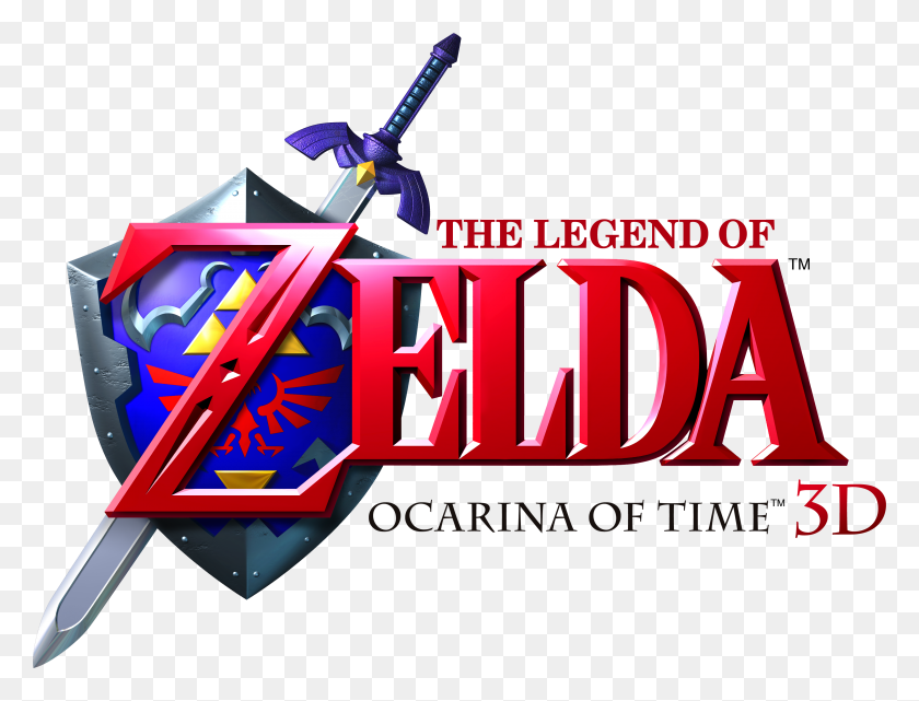 3744x2791 The Legend Of Zelda Legend Of Zelda Ocarina Of Time 3d Logo, Construction Crane, Leisure Activities, Bulldozer HD PNG Download