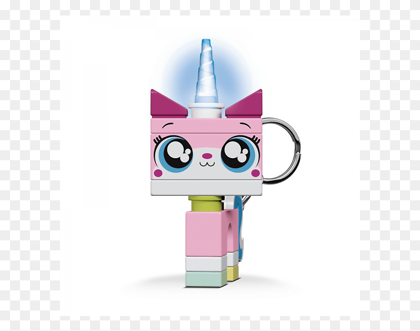 601x601 The Lego Movie 2 Unikitty Key Light Lego Movie 2 Kitty, Toy, Robot HD PNG Download