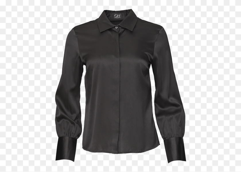 459x541 The Levinson Shirt Is A Luxurious 100 Silk Shirt With Blouse, Clothing, Apparel, Jacket HD PNG Download