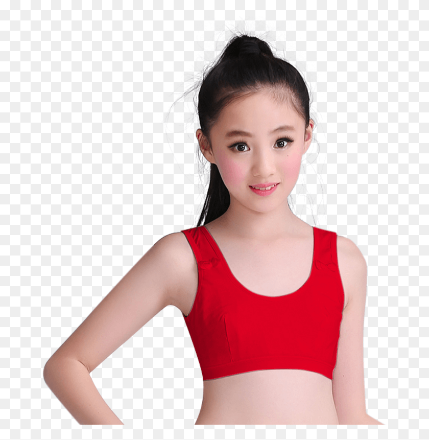 675x801 The Life Of The Big Child Red Bra Set Student Girl Girl, Clothing, Apparel, Person HD PNG Download