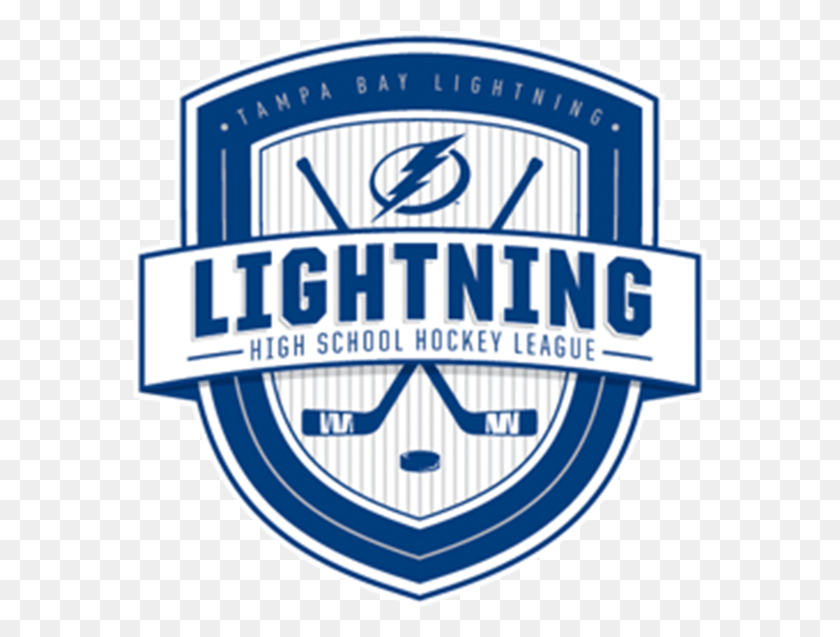 577x577 The Lightning High School Hockey League Today Named Tampa Bay Lightning, Logo, Symbol, Trademark HD PNG Download