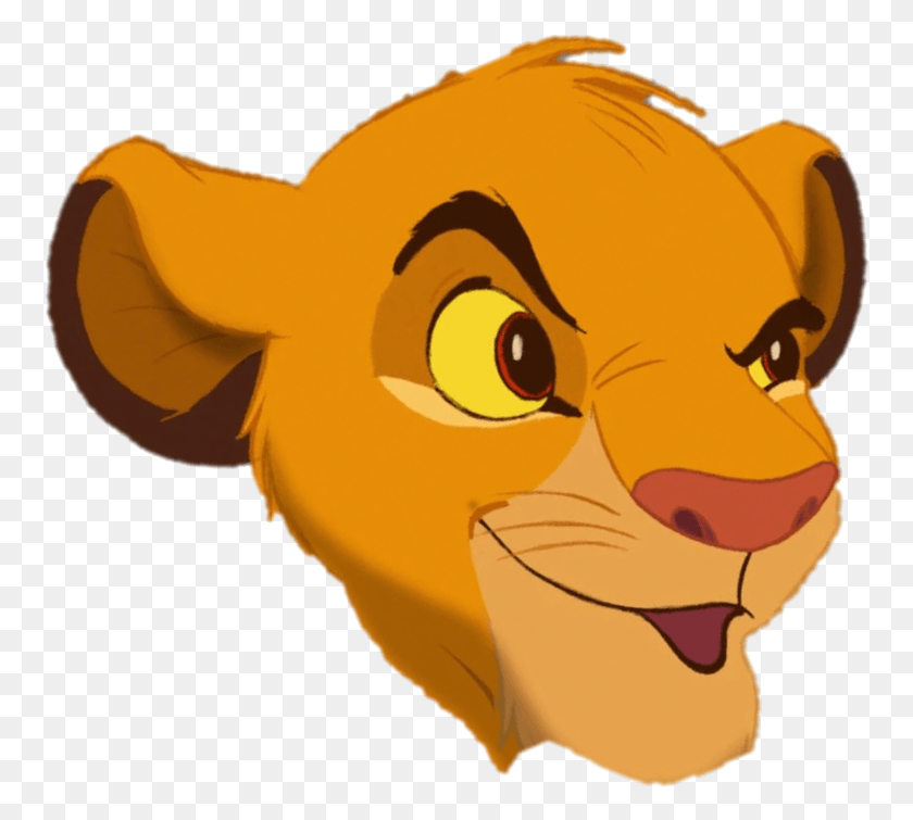 760x695 The Lion King Sorted Aljanh Lion King Simba Head Transparent, Animal, Angry Birds HD PNG Download
