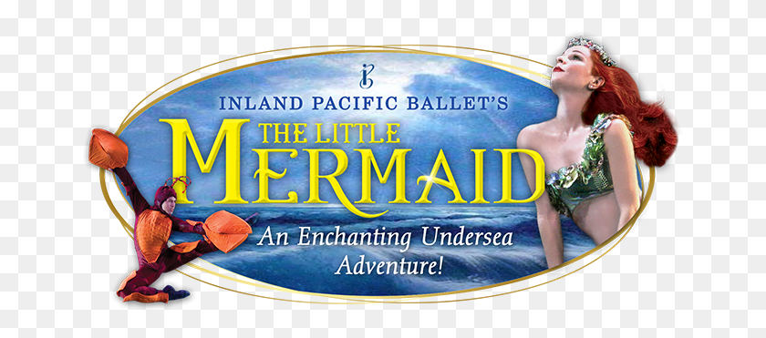 661x311 The Little Mermaid An Enchanted Underwater Adventure Red Hair, Person, Text, Outdoors HD PNG Download