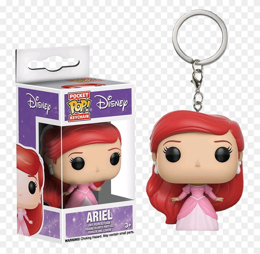 742x761 The Little Mermaid Funko Pop Keychain, Toy, Doll, Figurine HD PNG Download