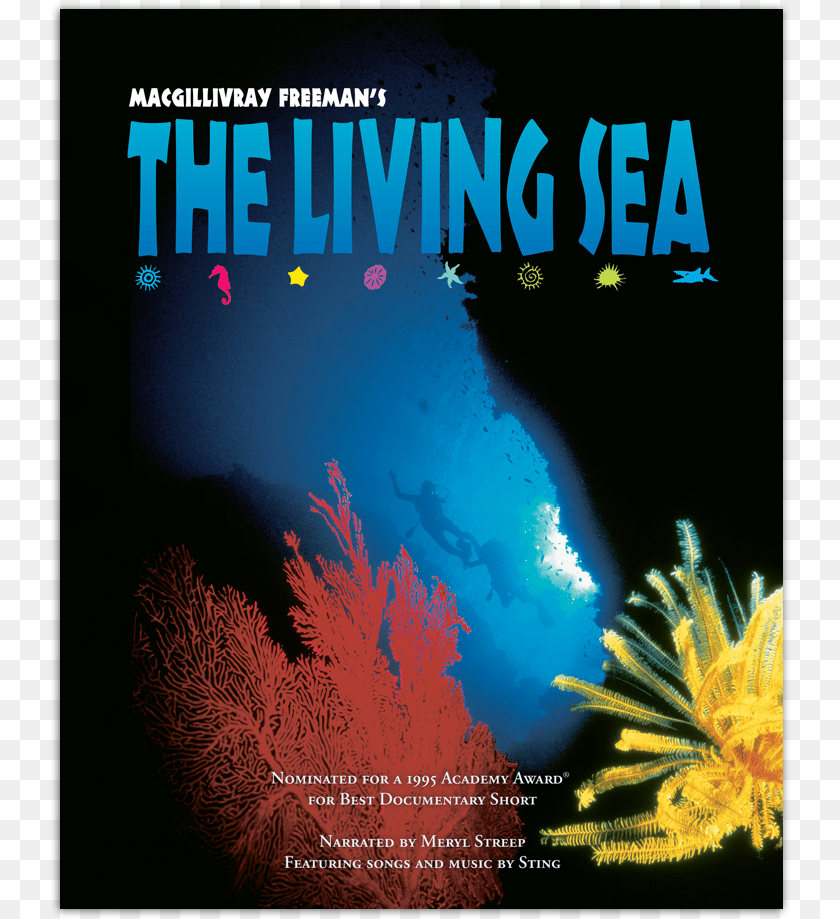 742x919 The Living Sea Dvd Sting The Living Sea, Advertisement, Poster, Water, Outdoors Clipart PNG