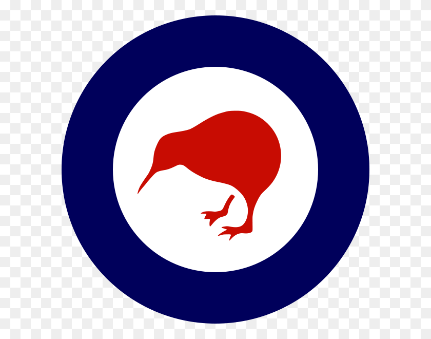 600x600 The Logo For The Royal New Zealand Air Force Is A Kiwi Royal New Zealand Air Force, Bird, Animal, Kiwi Bird HD PNG Download