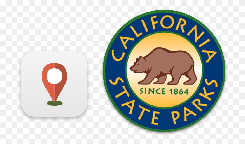 722x436 The Logos For California State Parks And Outerspatial California State Parks Logo, Mammal, Animal, Text HD PNG Download