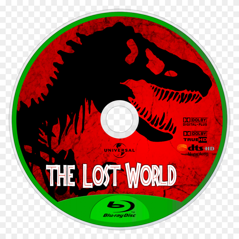1000x1000 The Lost World Jurassic Park Logo Dinosaur, Disk, Dvd, Poster HD PNG Download