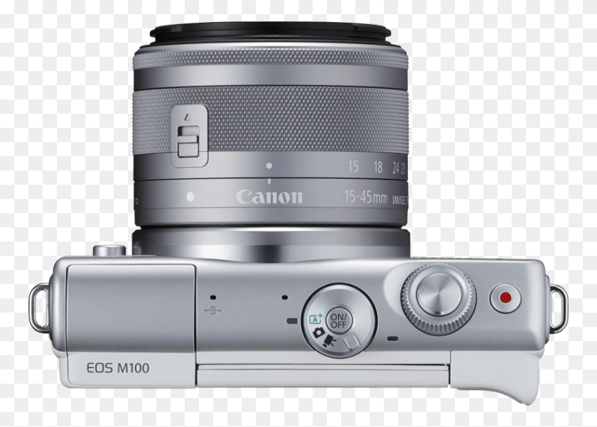 760x541 El M100 También Ofrece Un Modo Automático Híbrido Que Canon, Cámara, Electrónica, Cámara Digital Hd Png Descargar