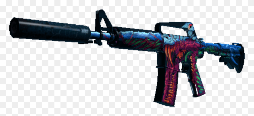 912x382 The M4a1s Hyper Beast, Gun, Weapon, Weaponry HD PNG Download