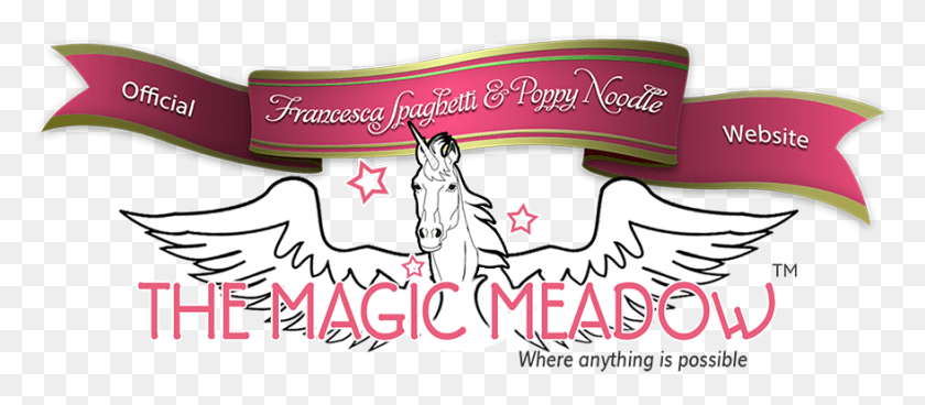 878x347 The Magic Meadow Cartoon, Text, Label, Symbol HD PNG Download