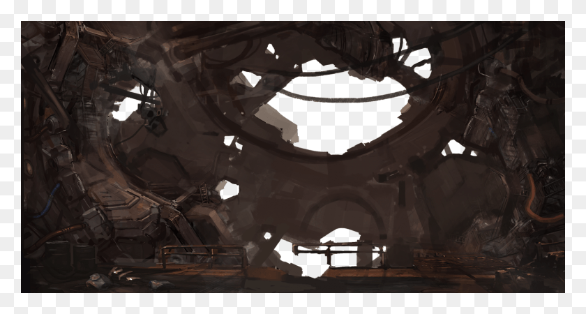 1600x800 The Main Mechanic Is The Use Of A Grappling Hook Allowing Darkness, Building, Architecture, Hangar HD PNG Download