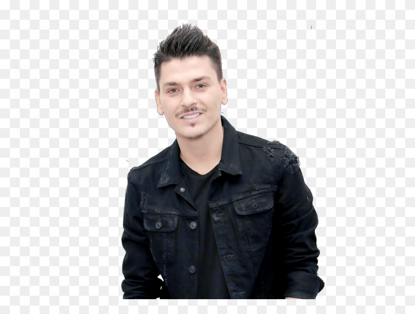 780x577 The Man Behind Beauty Faces Leather Jacket, Clothing, Apparel, Coat HD PNG Download