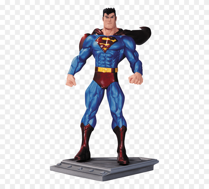 439x700 The Man Of Steel Statue By Ed Mcguinnes Ed Mcguinness Turn Around, Figurine, Person, Human HD PNG Download