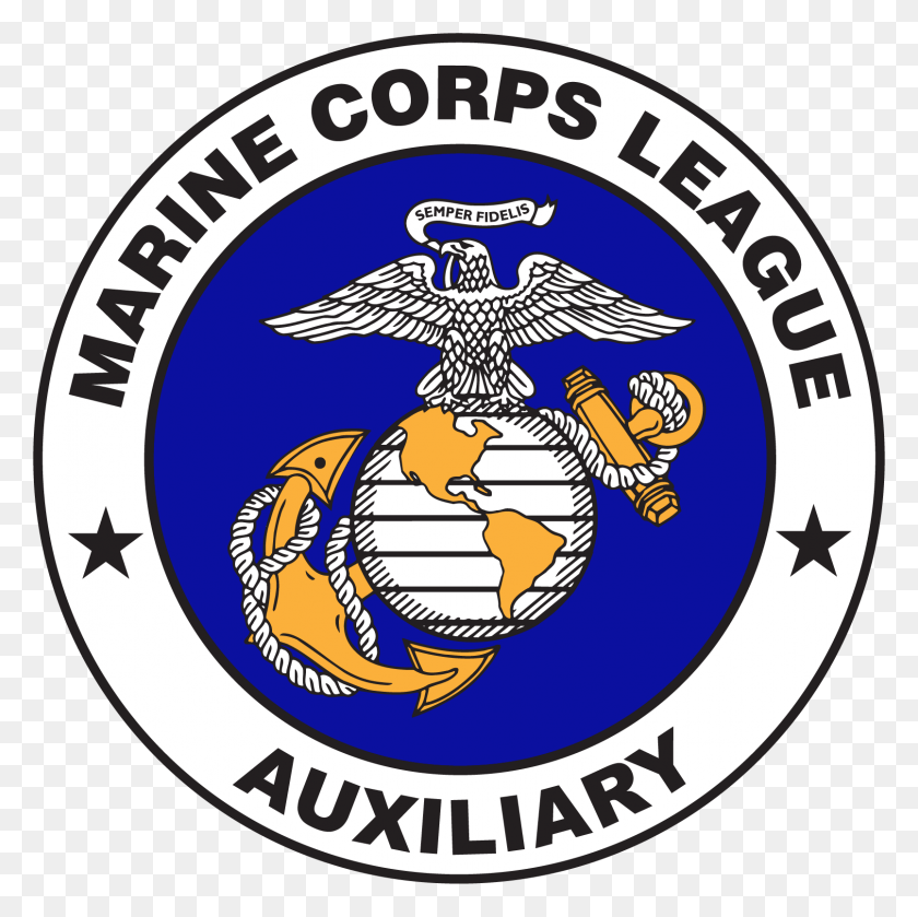 1610x1610 El Auxiliar De La Liga Del Cuerpo De Marines Se Formó Para La Liga Del Cuerpo De Marines, Logotipo, Símbolo, Marca Registrada Hd Png