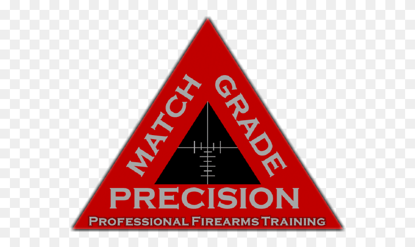 560x439 The Match Grade Precision Logo Is A Representation Triangle, Road Sign, Sign, Symbol HD PNG Download