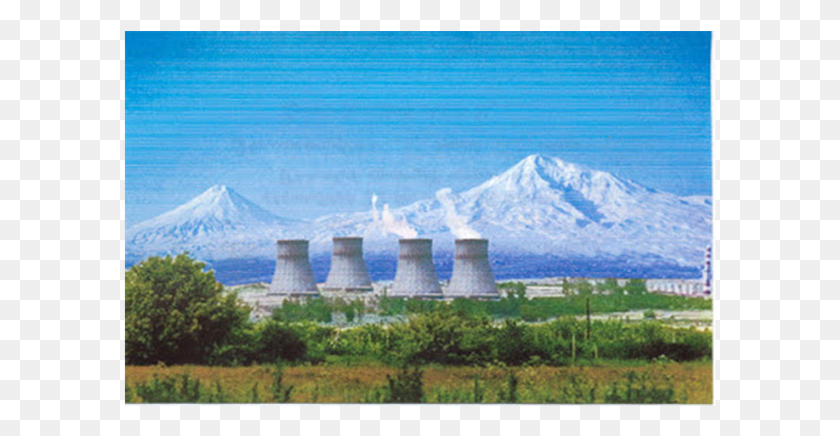 593x376 The Metsamor Nuclear Power Plant At Turkish Border Summit, Building, Housing, Brick HD PNG Download
