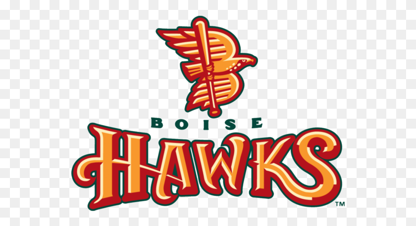 555x397 The Minor League Baseball Team The Boise Hawks Has Boise Hawks, Text, Alphabet, Leisure Activities HD PNG Download