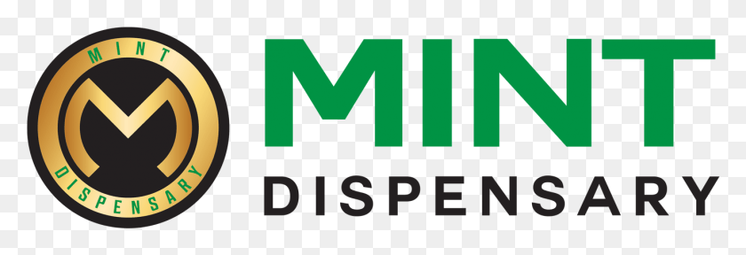 1379x404 The Mint Dispensary Emblem, Word, Text, Alphabet HD PNG Download